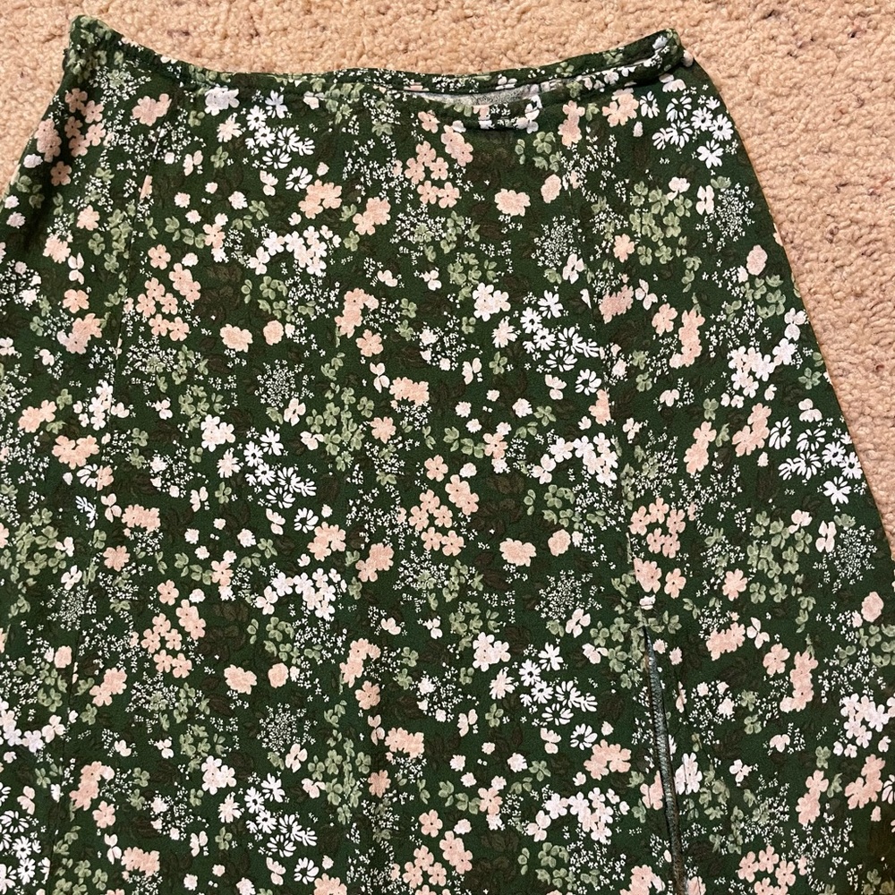 Reformation Midi Skirt with Side Slit